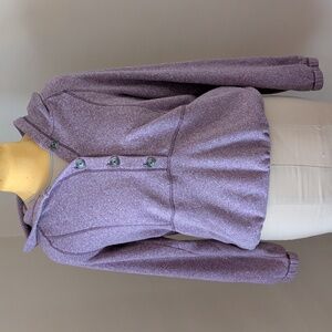 Women's Purple Hooded Top